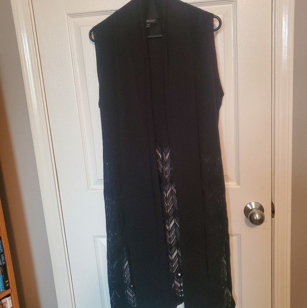 Knit/Crochet sleeveless sweater overpiece
